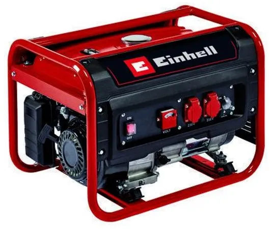 Einhell TC-PG 25/1/E5 bensiinikäyttöinen generaattori, jossa 2x230V pistorasiaa, 2400 wattia