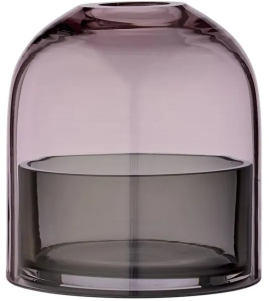 AYTM TOTA Lyhty Tuikkukynttilälle Vaaleanpunainen/Musta