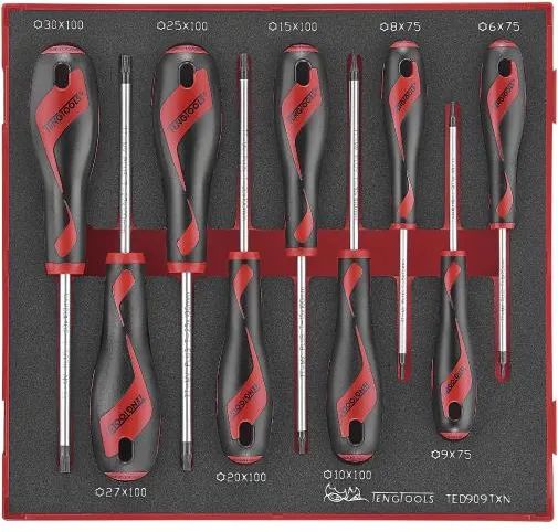 Teng Tools ruuvimeisselisarja Torx TED906TXN, 9 osaa